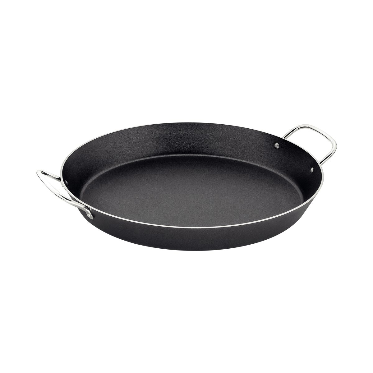Paellera Tramontina Loreto em Alumínio com Revestimento Interno Antiaderente Starflon Max com Alças Metálicas Grafite 34 cm 3,7 L - Edição Especial